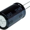Electrolytic capacitor, 100 µF, 350 V (DC), ±20 %, radial, pitch 7.5 mm, Ø 18 mm, KSH107M350S1U5N36K