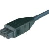 Hirschmann 932 187-015 STAK3K Moulded Socket + Lead 3 + PE Black