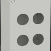 XAPD2504 Empty housing, metal, gray, 4 command points 22 mm