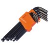 Faithfull FAIHKS13MLB Ball End Long Arm Hexagon Key Set of 13 Metric (1.3-10mm)