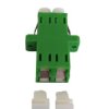 Adapter światłowodowy typ LC do APC Duplex Wielomodowy, jednomodowy Zielony RS PRO
