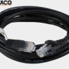 Patch cord UTP kat.5e 3,0m czarny 5P41