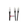 Kabel jack 3,5st-2*RCA 5m SILVER DIGITAL/SILVER