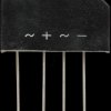 B80C1500B Flat bridge rectifier, 160 V, 1.5 A