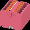 3273303 PTFIX distributor block, 12x2.5, dusky pink