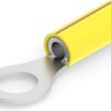 Insulated ring cable lug, 5.0-6.0 mm², AWG 10, 7.92 mm, M8, yellow, 2-320576-3