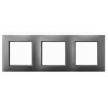 ARIA szary mat. R-3U/70 Ramka 3-krotna OSPEL
