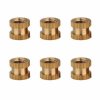6x Wkładka gwintowana metryczna M2.5 5x3.5 mm zgrzewana wtapiana do naprawy insert