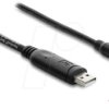 61266 GNSS connection cable, USB 2.0 type A > M8 socket, waterproof, 1