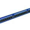 Panel 19, 24 x RJ45 UTP kat. 6 (1U) z półką, niebieski DCN/PPFA-951K-248-C6
