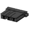 Socket header, 3 pole, pitch 10.16 mm, straight, black, 2-179958-3