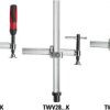 Element mocujący do stołów spawalniczych z regulowanym wysięgnikiem Bessey TWV16-20-15-2K Maksymalna szerokość mocowania