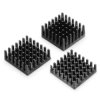 Heatsink - 25mm SQ, 8.89mm fin, Thermal Tape, Adhesive