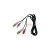 Kabel wt.BNC + wtyk DC 1.8m