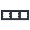ASFORA Ramka 3 potrójna pozioma antracyt EPH5800371 SCHNEIDER ELECTRIC