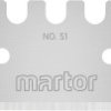 Ostrze wymienne Ostrze trapezowe 51 MARTOR 51.70 10 szt. MARTOR 51.70 10 szt.