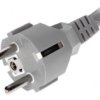 Kabel: 3X1,5Mm2, Cee 7/7 (E/F) Wtyk, 3M, 16A Lt312 H05vv-F 3X1.5 3.0M Gry