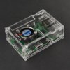 Transparent Acrylic Case for Raspberry Pi B+/2B/3B (with fan)