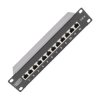 Digitus DN-91612S 12 ports 254mm (10") CAT 6 1 U Equipped