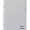 Durable 652210 Dividers A4 1-20 Polypropylene Grey Embossed Tabs