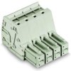 1-wire female connector, 9 pole, pitch 7.62 mm, light gray, 831-3109/136-000