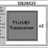 Dual T1/E1/J1 Transceiver