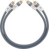 Oehlbach 2088 RCA Audio Cable 1.5m Anthracite Gold Plated Connector NF 14 MASTER