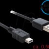 85158 USB 2.0 Kabel, EASY A male to Mini B male, 0.5 m, black