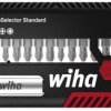 Bity Wiha WIHA - 39049 - Bit Set FlipSelector 15-teilig 25 mm Gürtelclip 39049 1 szt. płaski, krzyżakowy Phillips, krzyż
