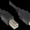 2510-EU03 USB 2.0 EASY male A > male B, black, 3m