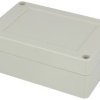 Obudowa; uniwersalna; Z128JH TM; poliwęglan; 105mm; 70mm; 40mm; IP65; jasnoszary; z tulejkami mosiężnymi; Kradex; RoHS