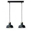 Lampa wisząca nowoczesna 2xE27 HEBE BLACK