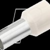 187212 Aderendhülse isoliert 0,75 mm²/12 mm, verzinnt, weiß, 100er Pack