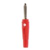 Wtyk bananowy 4mm czerwony 11459