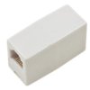 Łącznik telefoniczny komputerowy RJ45, podwójne gniazdo 8p8c