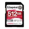 Karta SD SDXC, 512 GB, Kingston Canvas React Plus V60