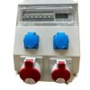 Rozdzielnica elektryczna CEE 32A 16A 2x 230V z bezpiecznikami HAGER / licznik prądu 96H-2