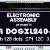 EA DOGXL240S-7 Graphic module with display RAM, 84 x 42.9 mm, 240 x 128 dots, b