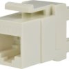 Moduł keystone RJ45 UTP kat.6 nieekranowany tylny montaż biały NEKU