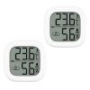 2 szt. Leiss Hygrometr xiaomi Mi Home APP -20°C do 70°C Inteligentny Termometr LCD Wyświetlacz Zintegrowany Smart Sensor Mi Home