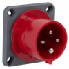 Wtyk siłowy tablicowy odbiornikowy 16A 4p IP44/FE/