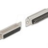 66718 D-Sub HD 44 pin socket metal, solder version, 2 pieces