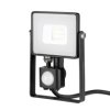 VT-10-S 10W Naświetlacz LED SMD z czujnikiem ruchu Chip SAMSUNG barwa: 4000K obudowa: czarna 437 V-TAC