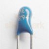 6.8uF 3 Volt miniature Tantalum Bead Capacitor