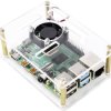 Obudowa SBC Renkforce RBP-PLC100 Raspberry Pi®, Banana Pi, Rock Pi szkło akrylowe przeźroczysty