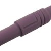 Adapter z wtykiem bananowym Męski Śruba typ Wtyk bananowy Fioletowy 24A Hirschmann Test & Measurement rozmiar 4 mm