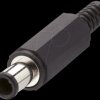 10504 DC power plug, straight, Øi = 4.3 mm, Øa = 6.5 mm, JS