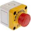 APEM A02ES-I Zwalnianie przez przekręcenie Przycisk zatrzymania awaryjnego Montaż na panelu 22 mm 2 NC IP65