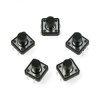 Tact Switch 12x12, 11mm THT 4pin - czarny - 5szt