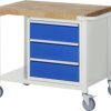 Stół Warsztatowy, Mobilny RAU 05 8157A6-107B4S.11, (S x W x G) 1000 x 880 x 700 mm